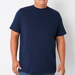 St. John’s Bay Big & Tall Men’s Crew Neck Short Sleeve Moisture Wicking T-Shirt